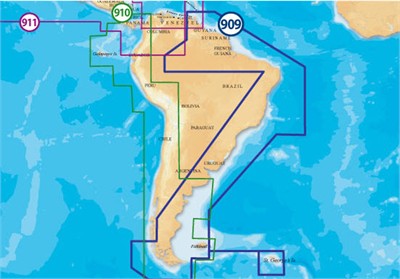 909P SD/MSD Navionics Platinum+ SOUTH AMERICA EAST £257.50 + VAT