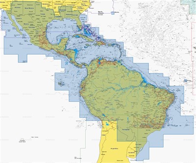 Navionics+ SA004L Mexico, Caribbean to Brazil - SD/MSD £171.25 + VAT