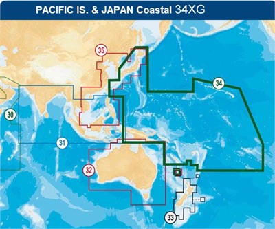 Navionics Updates 34XGU Pacific Islands - SD format £99 save £15