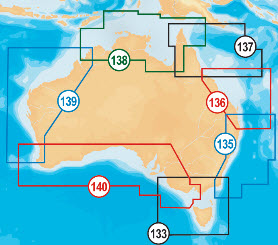 £204 Navionics Platinum+ XL 8P139XL Beagle Bay to Perth - SD/MSD format