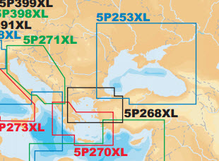 £199 Navionics Platinum+ 5P253XL Black Sea - Micro SD format