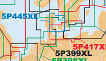 £199 Navionics Platinum+ 5P445XL Denmark East/Sweden West - Micro SD