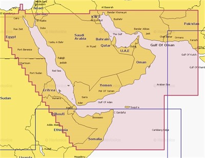 Persian Gulf and Red Sea Chart