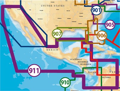 911P SD/MSD Navionics Platinum+ MEXICO/CENTRAL AMERICA £257.50 + VAT