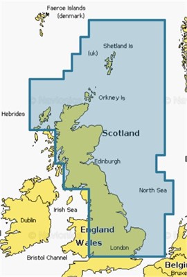 NAEU003R MSD Navionics+ Regular England Northeast Coast