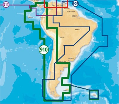 910P CF Navionics Platinum+ SOUTH AMERICA WEST £257.50 + VAT 
