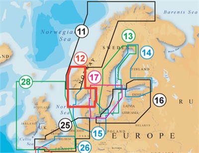 12P+ EXCHANGE Navionics Platinum+ Norway South-West - SD/MSD