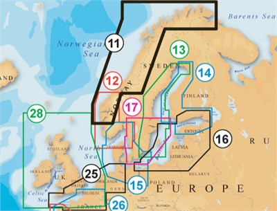 11P+ EXCHANGE Navionics Platinum+ XL3 Norway North West MSD format