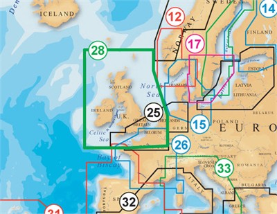 Sale £137 - Navionics Platinum+ XL3 28P+ Exchange Chart UK & Ireland - Compact Flash format