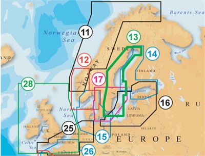 Sale £137 - Navionics Platinum+ XL3 13P+ Exchange Chart Sweden East Coast - Compact Flash format