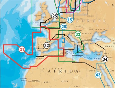 Sale £137 - Navionics Platinum+ XL3 31P+ Exchange Chart Iberia - Micro SD format