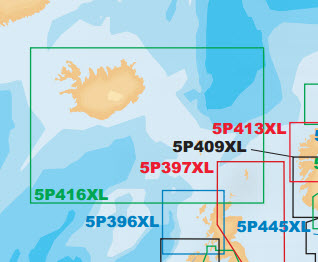 £199 Navionics Platinum+ 5P416XL Iceland to Faeroe Islands - Micro SD