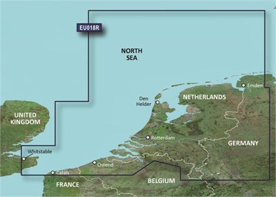 Garmin BlueChart HXEU018R g3 chart - Benelux Offshore, Inland