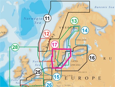 17P+ Navionics Platinum+ Sweden South - SD/MSD - SAVE £40