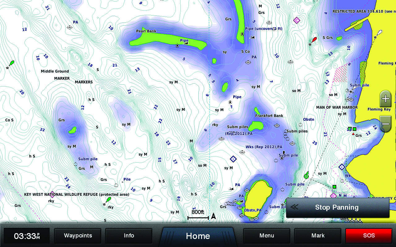 Garmin Blue Chart